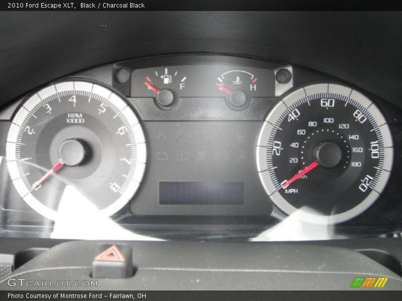 Black / Charcoal Black 2010 Ford Escape XLT