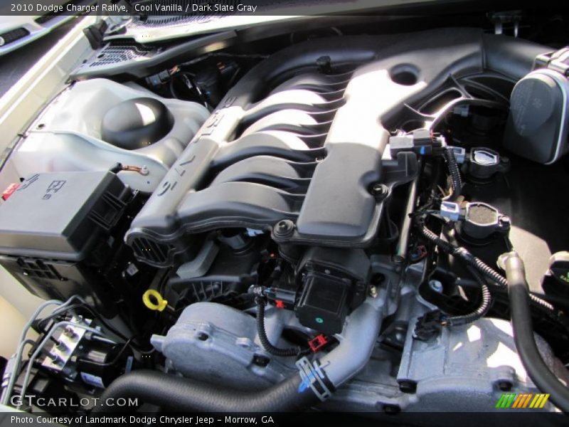 Cool Vanilla / Dark Slate Gray 2010 Dodge Charger Rallye