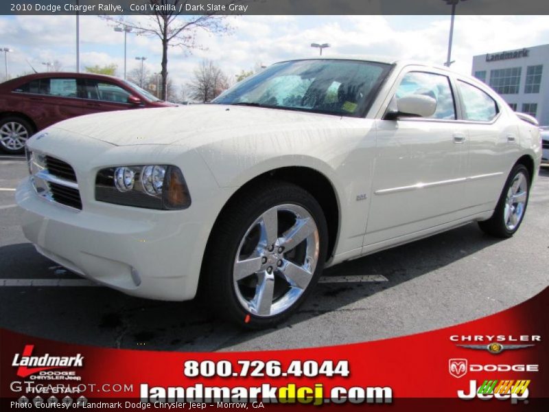 Cool Vanilla / Dark Slate Gray 2010 Dodge Charger Rallye