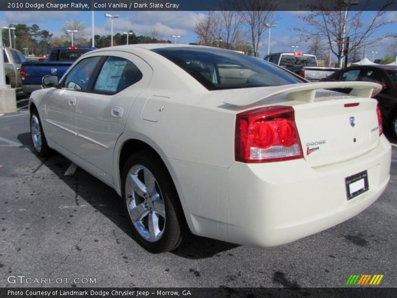 Cool Vanilla / Dark Slate Gray 2010 Dodge Charger Rallye