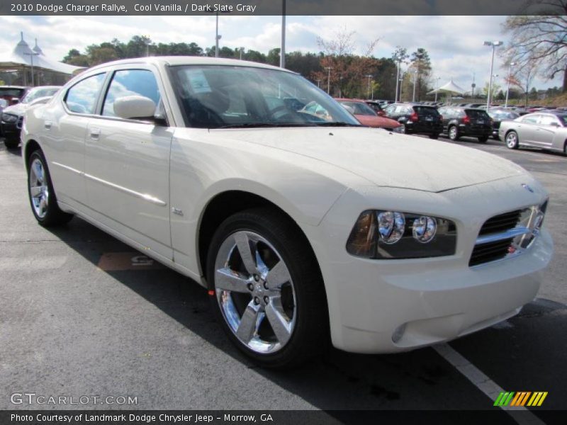 Cool Vanilla / Dark Slate Gray 2010 Dodge Charger Rallye