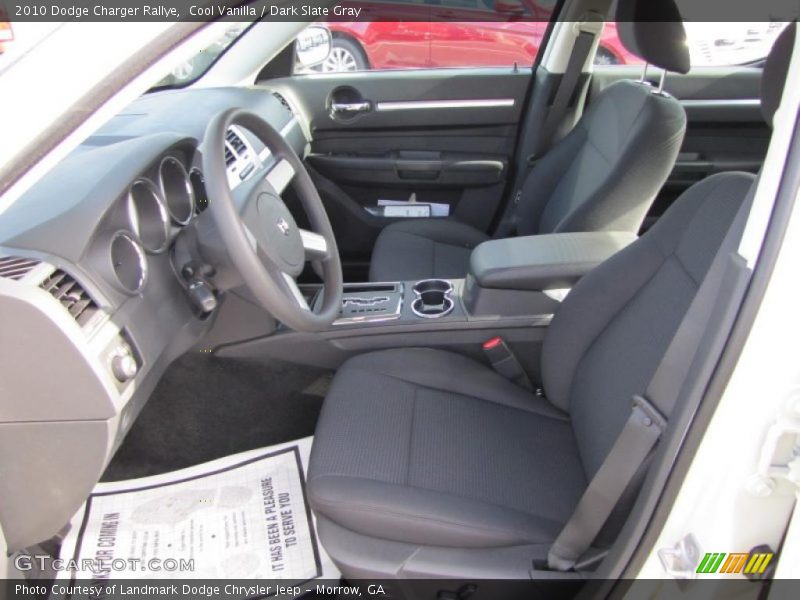 Cool Vanilla / Dark Slate Gray 2010 Dodge Charger Rallye