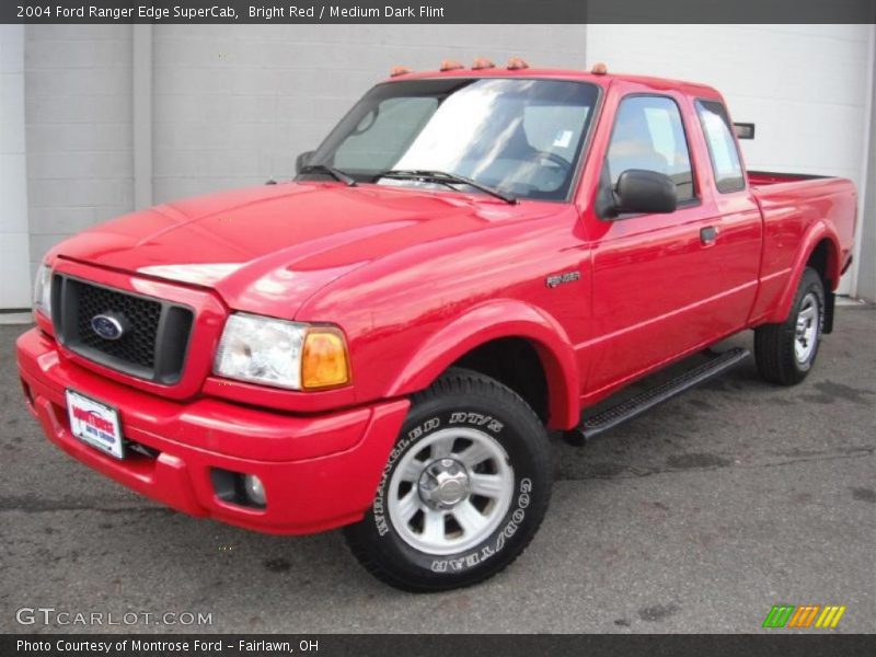 Bright Red / Medium Dark Flint 2004 Ford Ranger Edge SuperCab