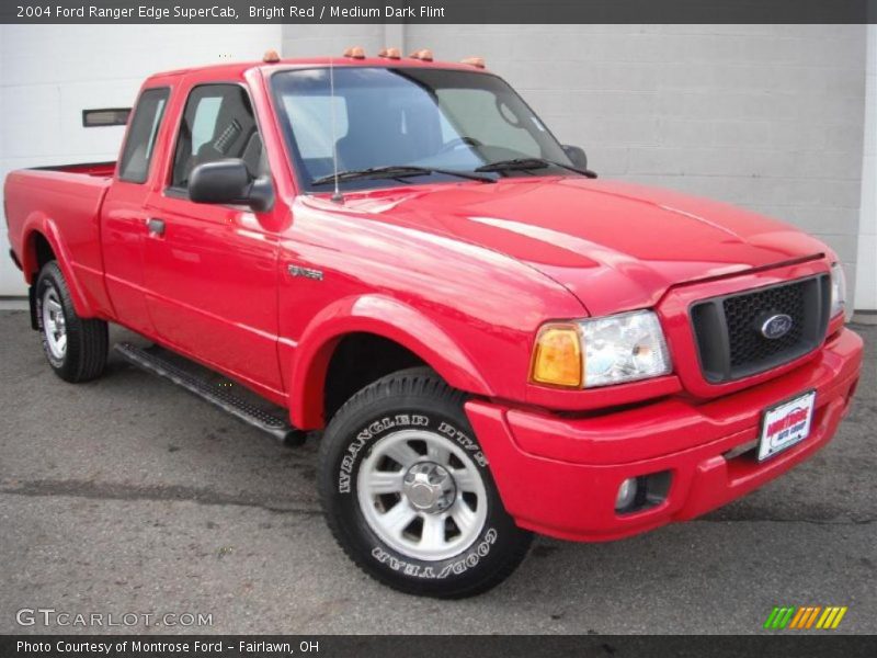 Bright Red / Medium Dark Flint 2004 Ford Ranger Edge SuperCab