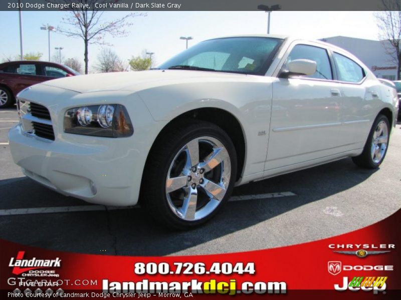 Cool Vanilla / Dark Slate Gray 2010 Dodge Charger Rallye