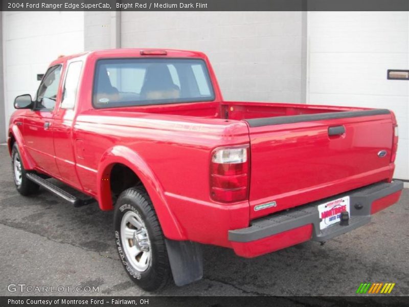 Bright Red / Medium Dark Flint 2004 Ford Ranger Edge SuperCab
