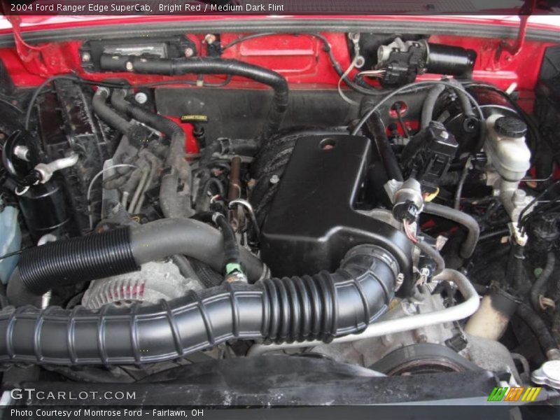 Bright Red / Medium Dark Flint 2004 Ford Ranger Edge SuperCab