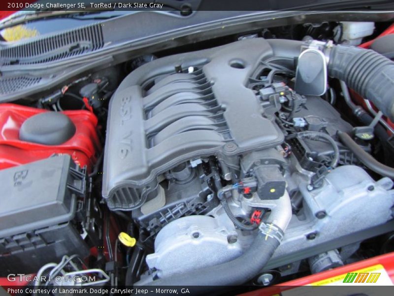 TorRed / Dark Slate Gray 2010 Dodge Challenger SE
