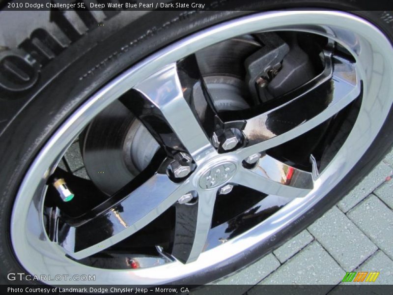 Deep Water Blue Pearl / Dark Slate Gray 2010 Dodge Challenger SE