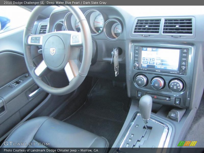 Deep Water Blue Pearl / Dark Slate Gray 2010 Dodge Challenger SE