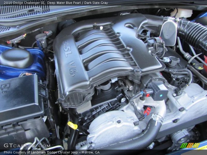 Deep Water Blue Pearl / Dark Slate Gray 2010 Dodge Challenger SE