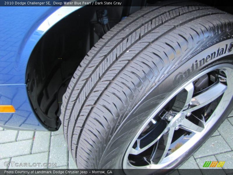 Deep Water Blue Pearl / Dark Slate Gray 2010 Dodge Challenger SE