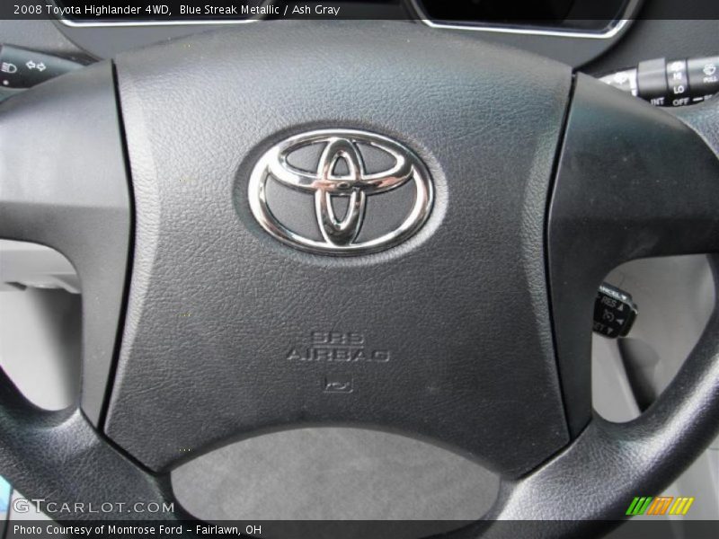 Blue Streak Metallic / Ash Gray 2008 Toyota Highlander 4WD