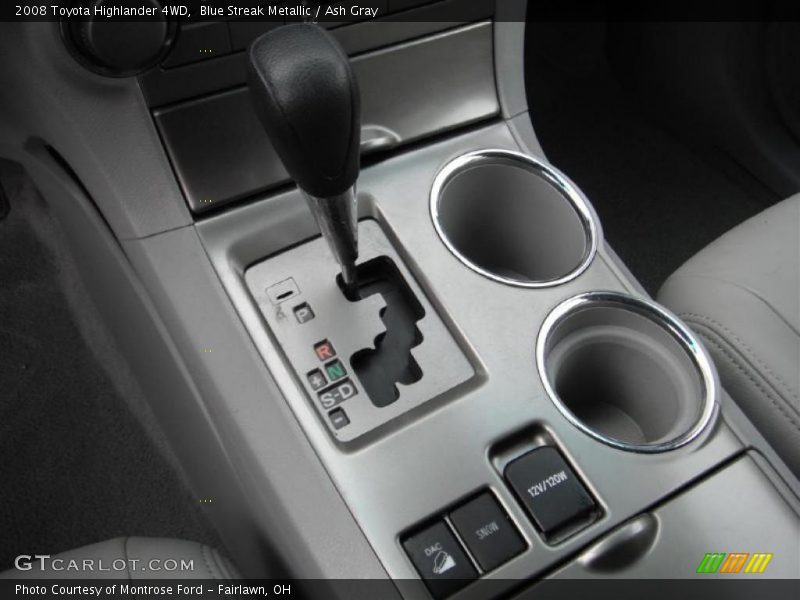 Blue Streak Metallic / Ash Gray 2008 Toyota Highlander 4WD