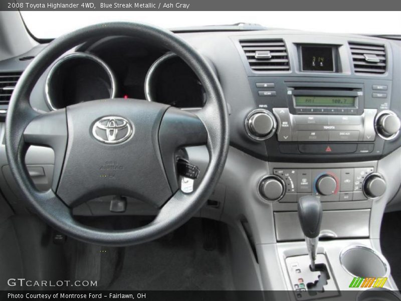 Blue Streak Metallic / Ash Gray 2008 Toyota Highlander 4WD