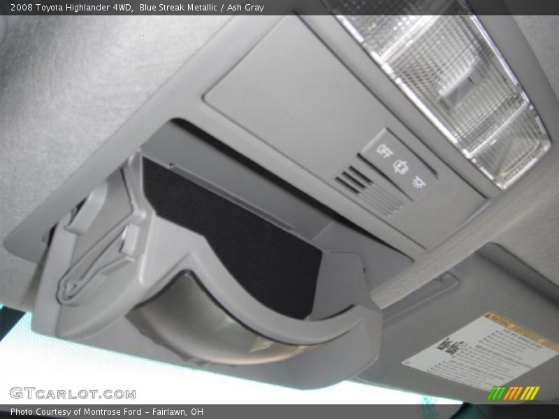 Blue Streak Metallic / Ash Gray 2008 Toyota Highlander 4WD