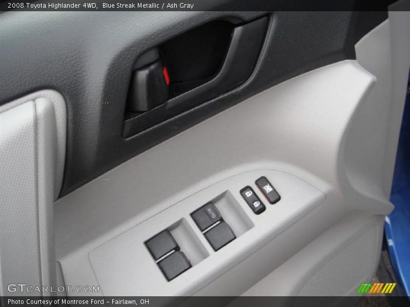 Blue Streak Metallic / Ash Gray 2008 Toyota Highlander 4WD