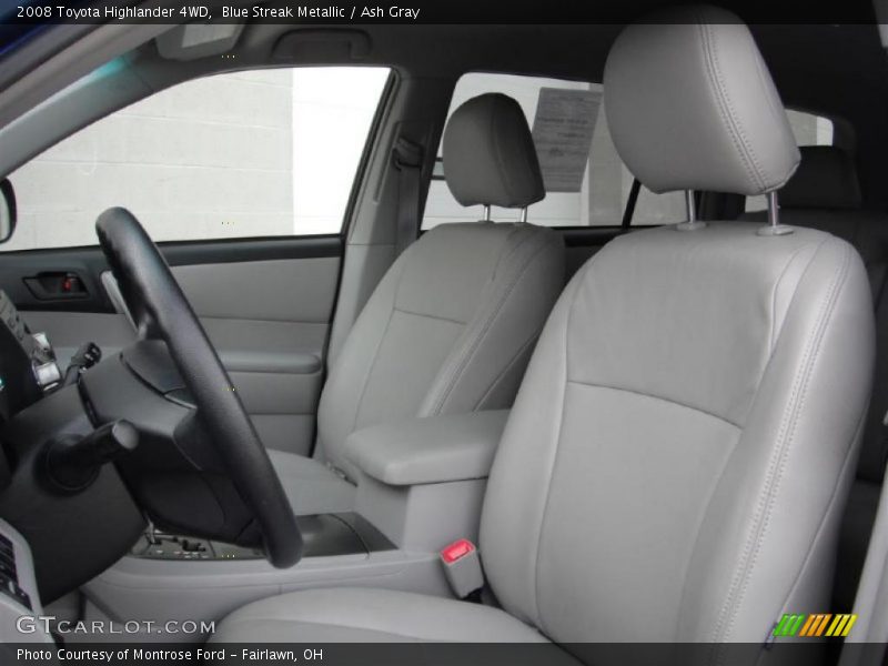 Blue Streak Metallic / Ash Gray 2008 Toyota Highlander 4WD