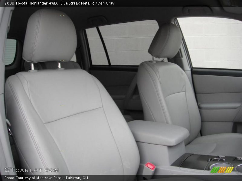 Blue Streak Metallic / Ash Gray 2008 Toyota Highlander 4WD
