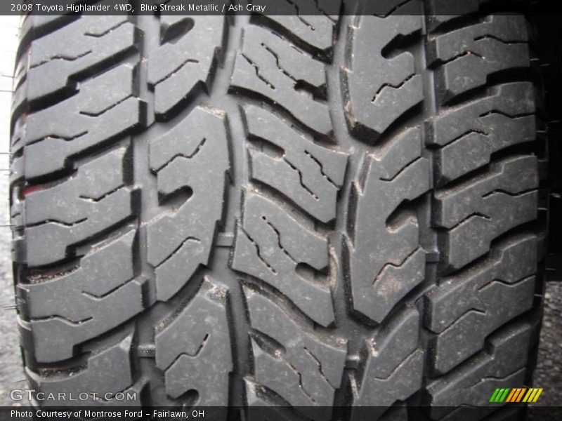 Blue Streak Metallic / Ash Gray 2008 Toyota Highlander 4WD