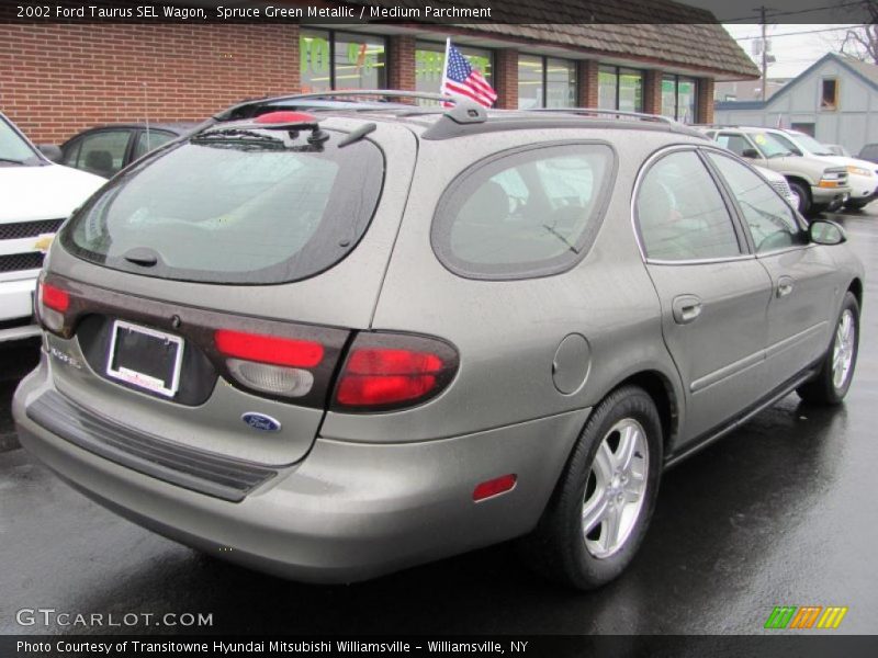 Spruce Green Metallic / Medium Parchment 2002 Ford Taurus SEL Wagon