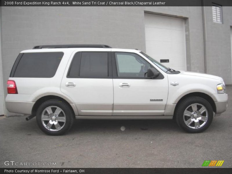White Sand Tri Coat / Charcoal Black/Chaparral Leather 2008 Ford Expedition King Ranch 4x4