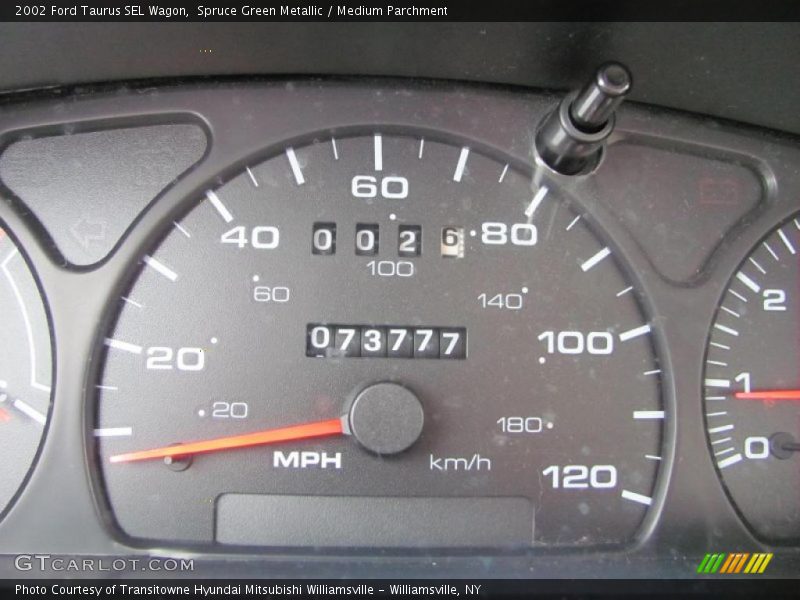 Spruce Green Metallic / Medium Parchment 2002 Ford Taurus SEL Wagon