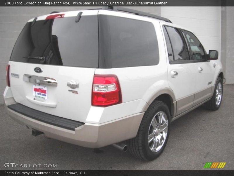 White Sand Tri Coat / Charcoal Black/Chaparral Leather 2008 Ford Expedition King Ranch 4x4