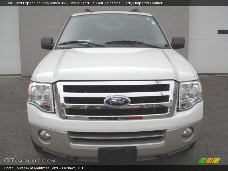 White Sand Tri Coat / Charcoal Black/Chaparral Leather 2008 Ford Expedition King Ranch 4x4