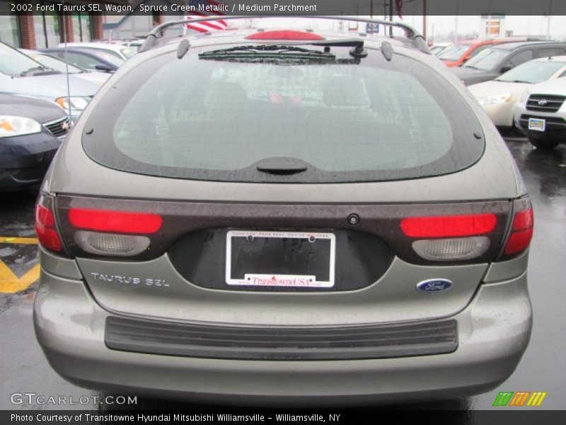 Spruce Green Metallic / Medium Parchment 2002 Ford Taurus SEL Wagon