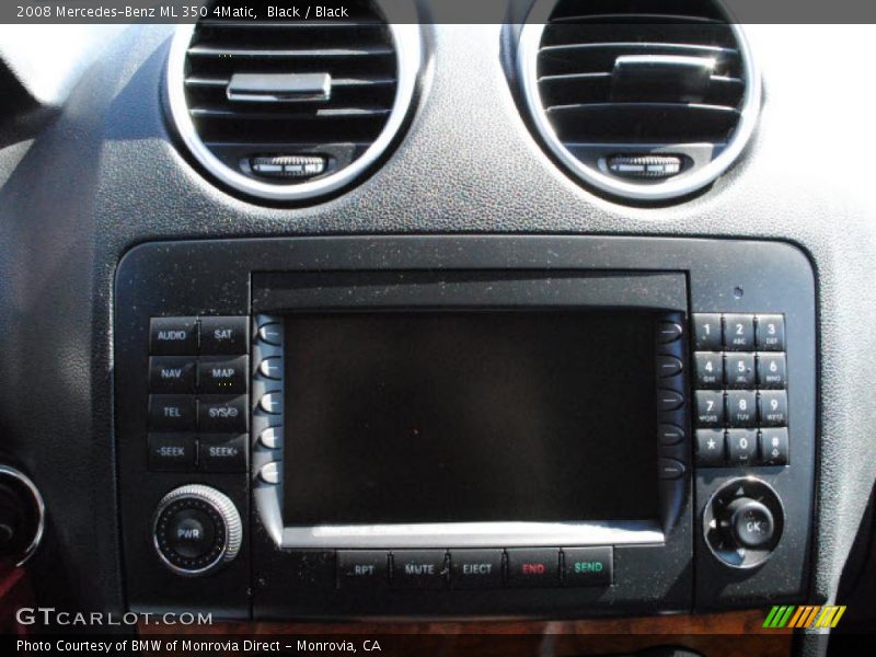 Black / Black 2008 Mercedes-Benz ML 350 4Matic