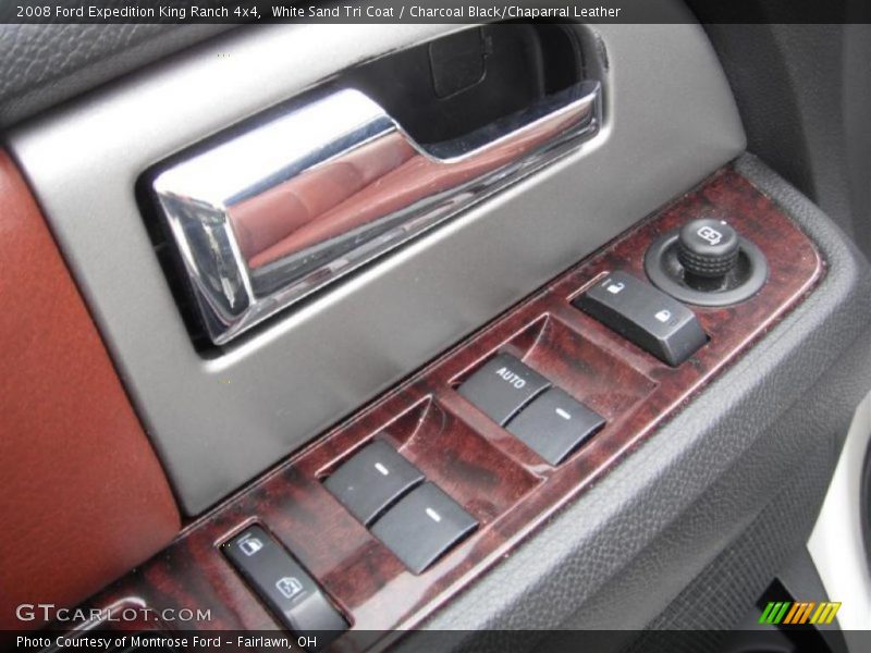 White Sand Tri Coat / Charcoal Black/Chaparral Leather 2008 Ford Expedition King Ranch 4x4