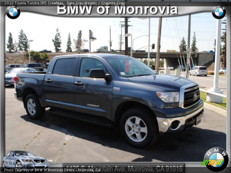 Slate Gray Metallic / Graphite Gray 2010 Toyota Tundra SR5 CrewMax