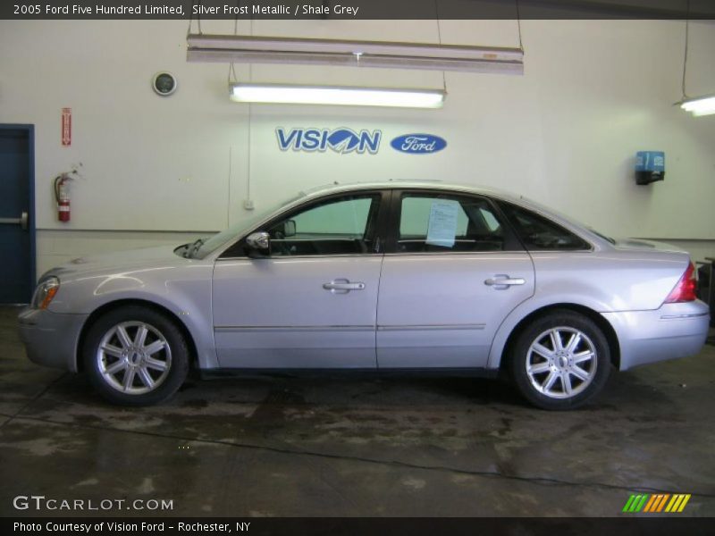 Silver Frost Metallic / Shale Grey 2005 Ford Five Hundred Limited