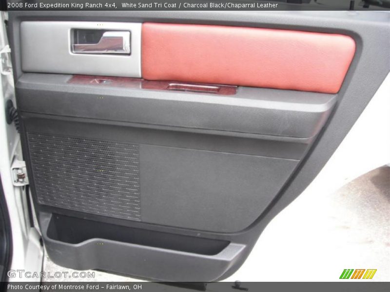 White Sand Tri Coat / Charcoal Black/Chaparral Leather 2008 Ford Expedition King Ranch 4x4