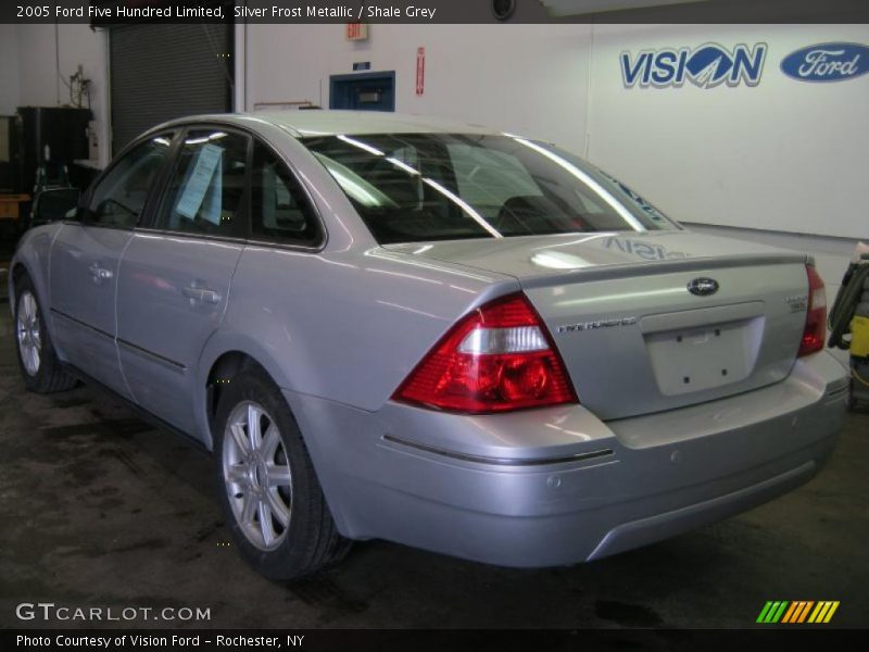 Silver Frost Metallic / Shale Grey 2005 Ford Five Hundred Limited