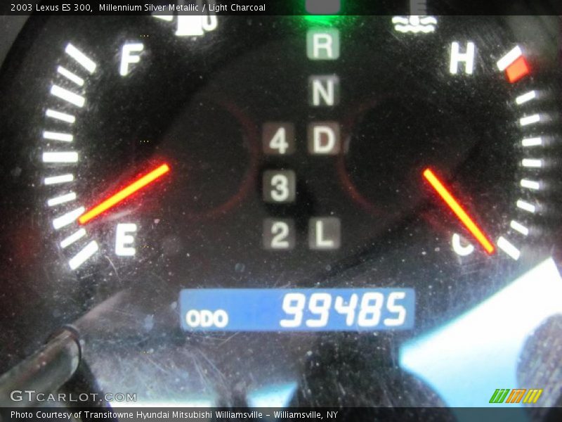 Millennium Silver Metallic / Light Charcoal 2003 Lexus ES 300