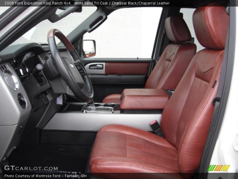  2008 Expedition King Ranch 4x4 Charcoal Black/Chaparral Leather Interior