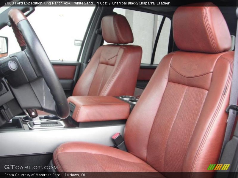 2008 Expedition King Ranch 4x4 Charcoal Black/Chaparral Leather Interior