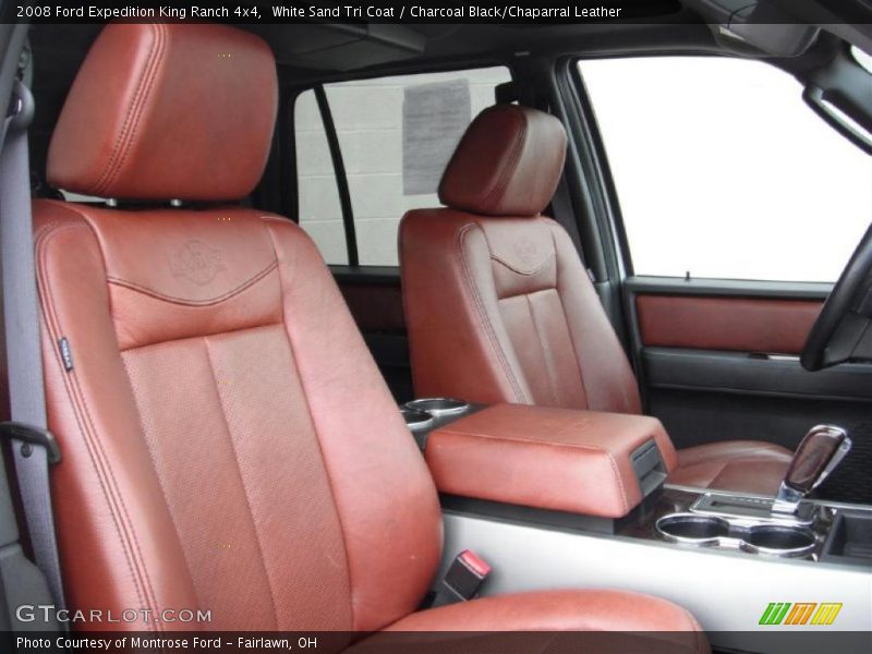 White Sand Tri Coat / Charcoal Black/Chaparral Leather 2008 Ford Expedition King Ranch 4x4