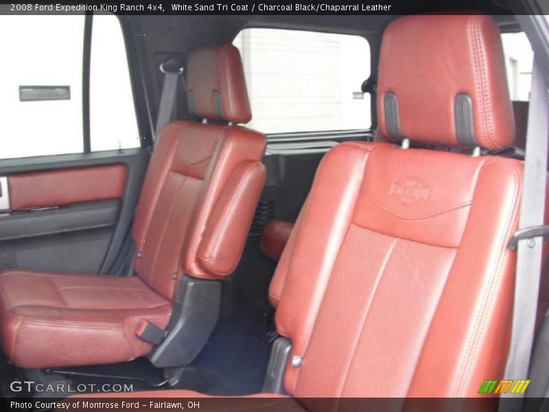  2008 Expedition King Ranch 4x4 Charcoal Black/Chaparral Leather Interior