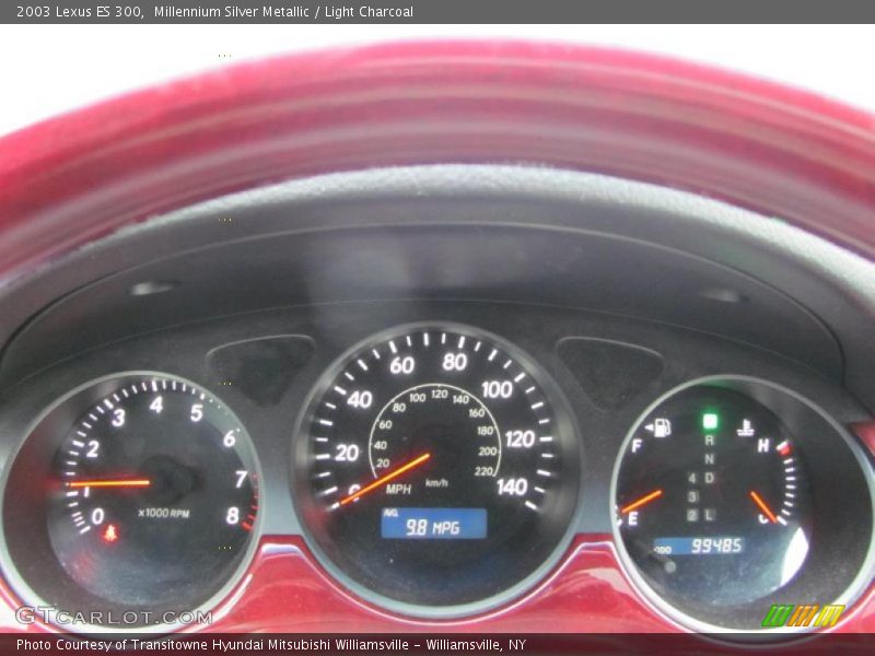 Millennium Silver Metallic / Light Charcoal 2003 Lexus ES 300