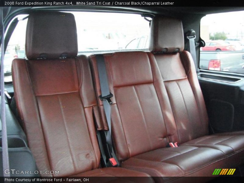  2008 Expedition King Ranch 4x4 Charcoal Black/Chaparral Leather Interior
