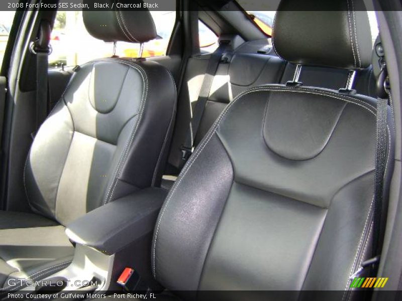 Black / Charcoal Black 2008 Ford Focus SES Sedan