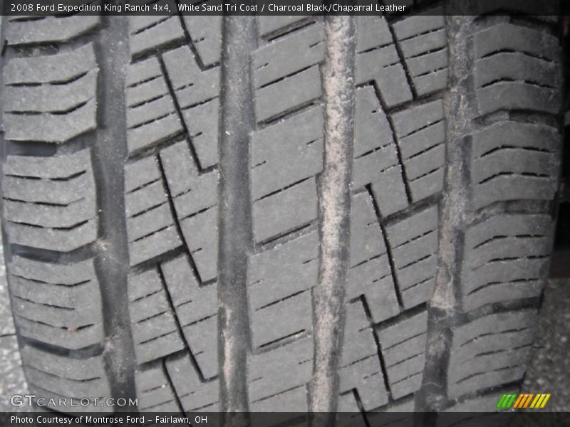White Sand Tri Coat / Charcoal Black/Chaparral Leather 2008 Ford Expedition King Ranch 4x4