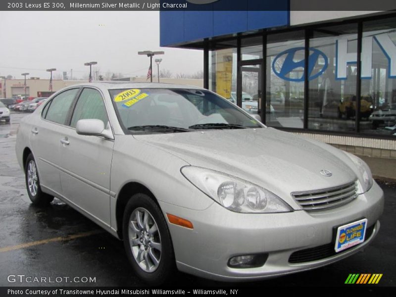 Millennium Silver Metallic / Light Charcoal 2003 Lexus ES 300