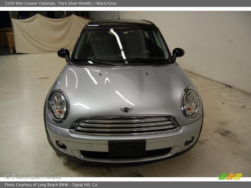 Pure Silver Metallic / Black/Grey 2009 Mini Cooper Clubman