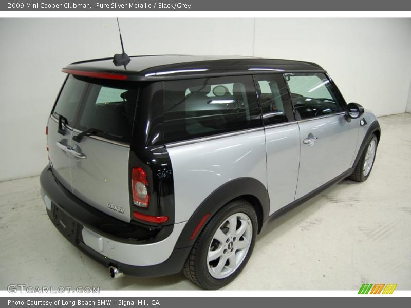 Pure Silver Metallic / Black/Grey 2009 Mini Cooper Clubman