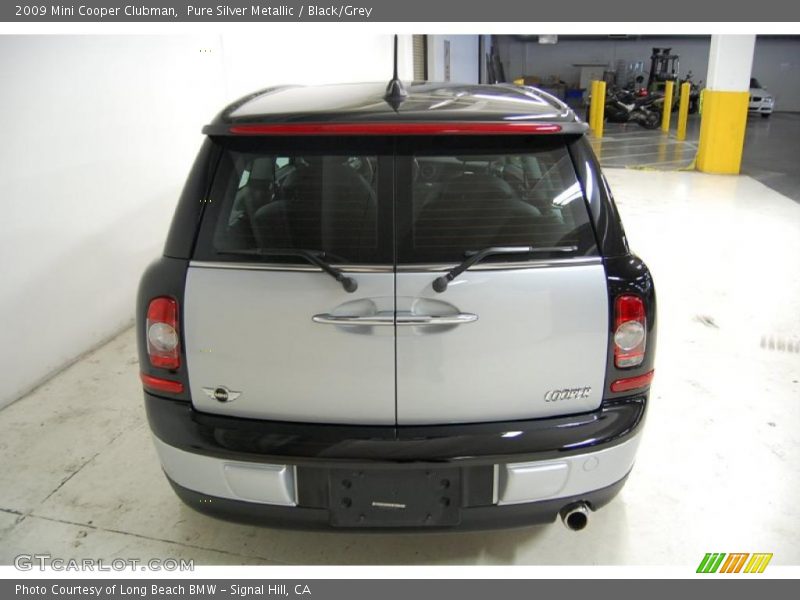 Pure Silver Metallic / Black/Grey 2009 Mini Cooper Clubman