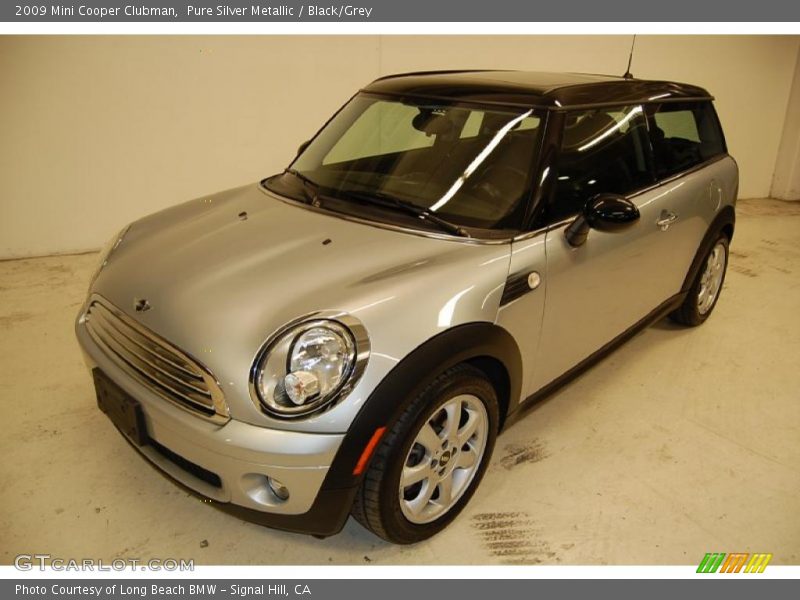 Pure Silver Metallic / Black/Grey 2009 Mini Cooper Clubman